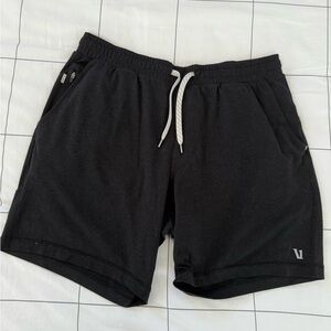 Vuori Men's Black Athletic Shorts